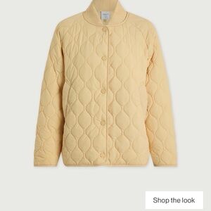 Varley Luca Quilted Jacket - Pale Yellow